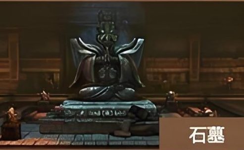 一张为石墓阵（猪洞）地图介绍的图片