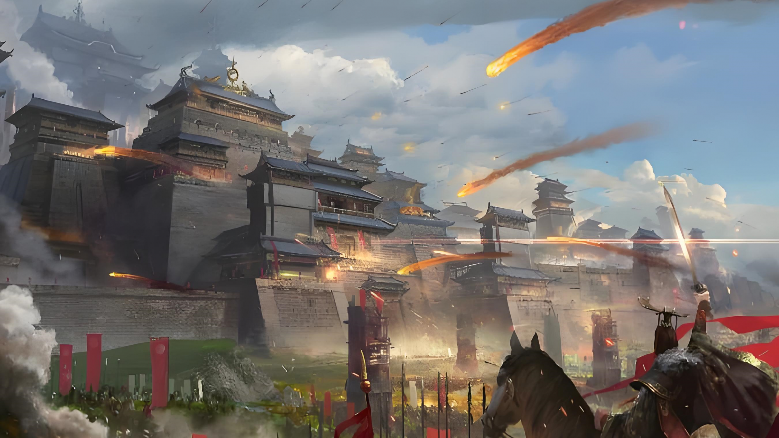 一张为高人气传奇手游的图片